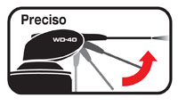 Pulverización precisa del lubricante en spray