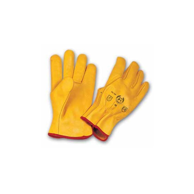 Guante de piel flor vacuno DG/1Y. Venta de guantes trabajo.