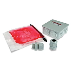 Caja estanca antihumedad con gel aislante