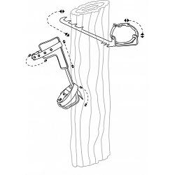 Juego de trepadores con correas