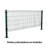 2000X2600 Panel plegado verde RAL 6005