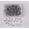 Caja de 100 grapas de acero inox para cercados