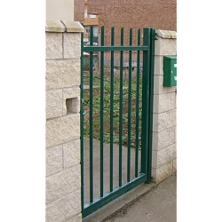 Puerta Cisne verde pre-galvanizada y plastificada