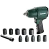 Atornillador de percusión neumático 1/2” Metabo DSSW 360 + Juego de llaves.