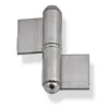 Pernio de 2 alas planas para soldar de Inox AISI 304