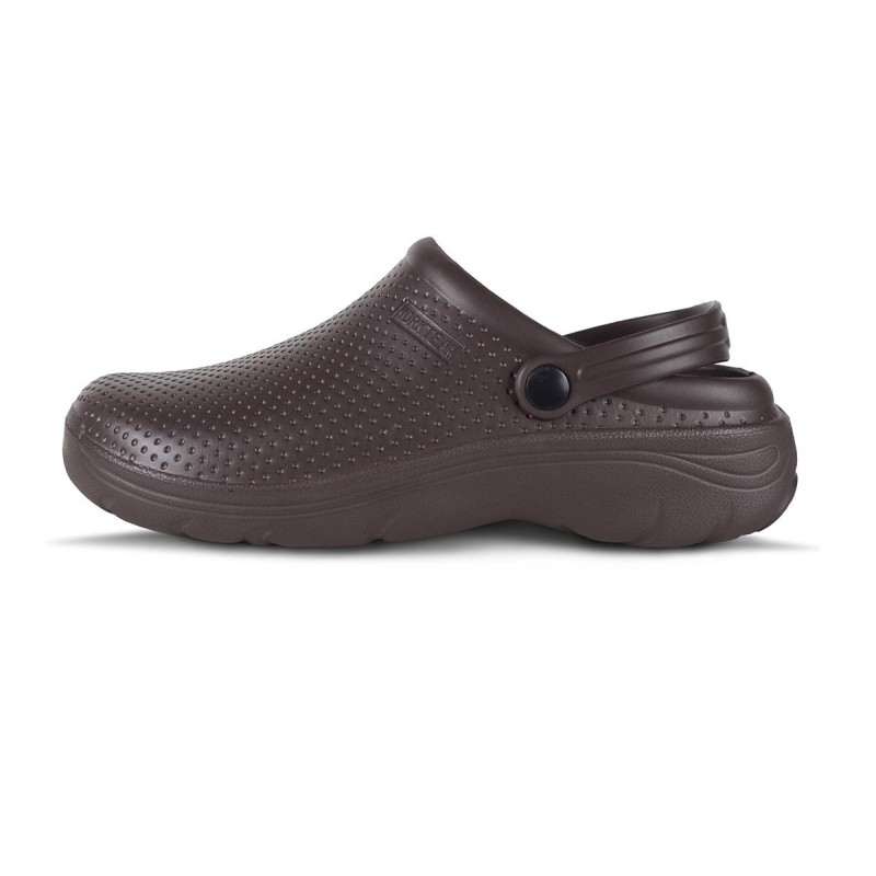 Zueco de EVA unisex color marron