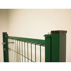 Puerta Combi verde con cerradura