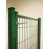 Puerta Combi verde con cerradura