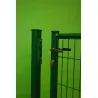Puerta Basic verde con cerradura