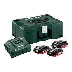 Combo Basic Set de 3 baterías 18V 4.0 Ah + cargador Metabo