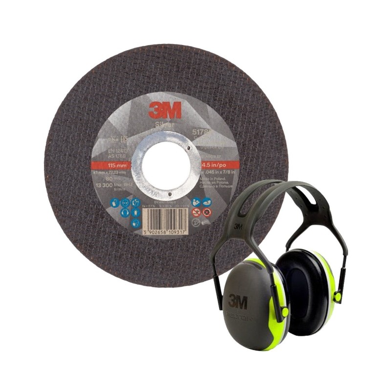 Kit de 50 discos Silver 3M + Orejera Peltos X4A de regalo Kit de 50 discos Silver 3M + Orejera Peltos X4A de regalo