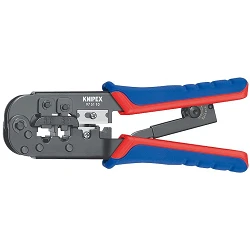 Alicate para entallar terminales Western 190 mm Knipex (especial para cables telefónicos)