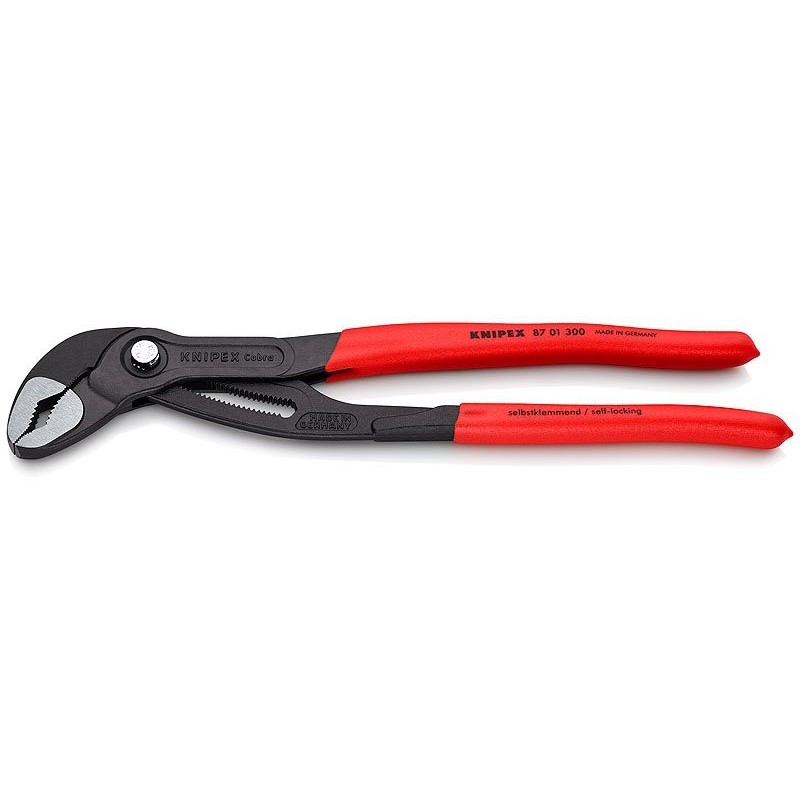 Tenaza de fontanería con ajuste por botón Knipex