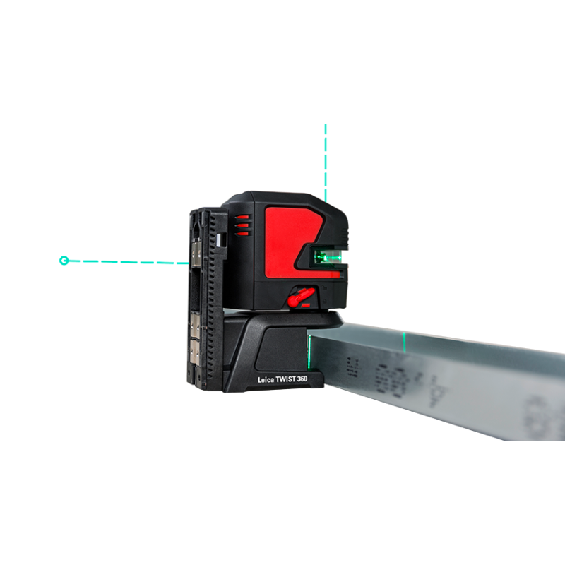 Láser verde de puntos y líneas cruzadas multifuncional Leica Lino L2P5G