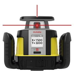Nivel láser giratorio Leica Rugby CLA + CLX500 (Incluye batería, cargador y receptor)