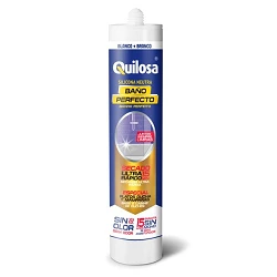 Silicona blanca baño perfecto Quilosa