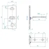 Soporte horizontal perforado