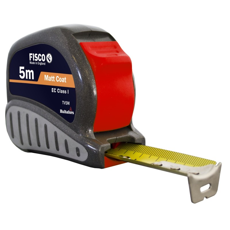 Flexómetro de 5 metros en caja ABS y empuñadura de goma Flexómetro de 5 metros en caja ABS y empuñadura de goma