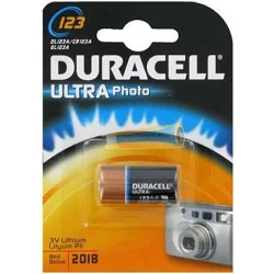 Pila alcalina Duracell Ultra 123