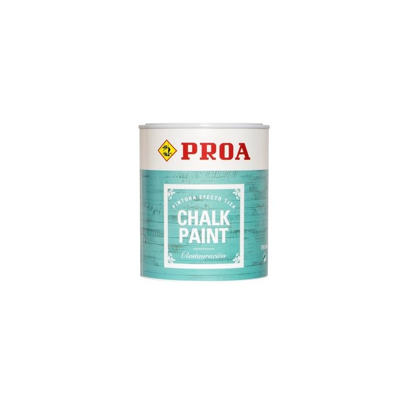 Pintura efecto tiza color blanco de Proa 0.75 l.