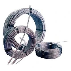 Cable de acero galvanizado 6x37+1. Venta por metros