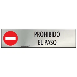 Señal de prohibido el paso