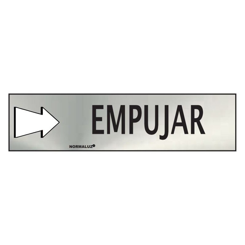 Señal de empujar para puerta