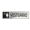 Señal de vestuario de mujer