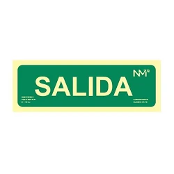 Señal de salida luminiscente