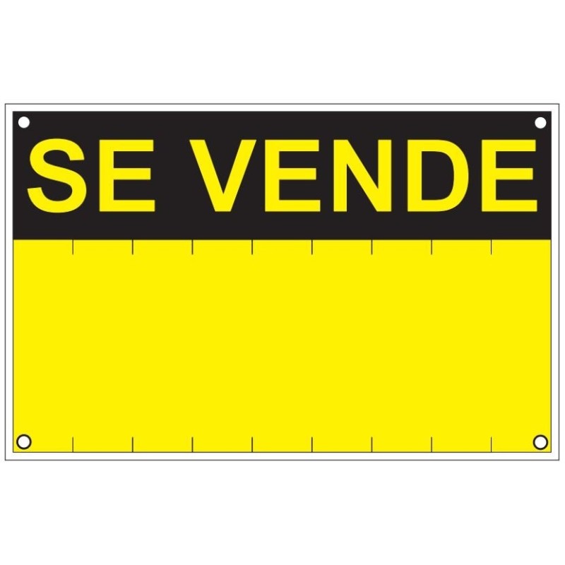 Señal de se vende 45 x 35 cm.