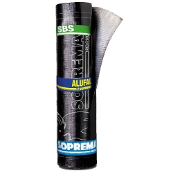 Rollo de tela impermeabilizante Alufal SBS 1 x 13 m. 3Kg/m2