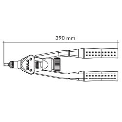 Remachadora manual TR-308 de Bralo