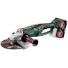 Combo set Metabo con amoladora angular de batería WPB 36-18, amoladora WB 18 LTX y 4 baterías LiHD