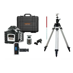 Láser de rotación Quadrum 410S + tripode, receptor y mira