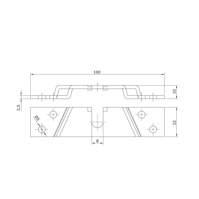 Set adaptador a madera para rollapar U-30 de Ebro.