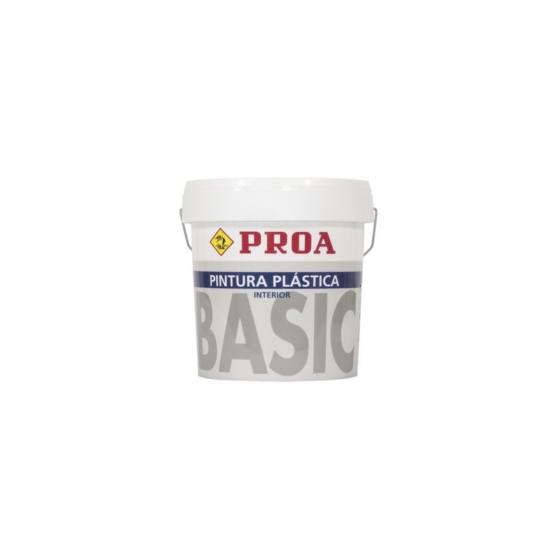 Proa pintura plastica interior blanca dardo mate. Blanco. 15l