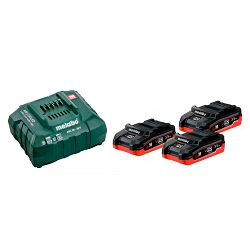 Set de 3 baterías de 18V 3,5 Ah Metabo