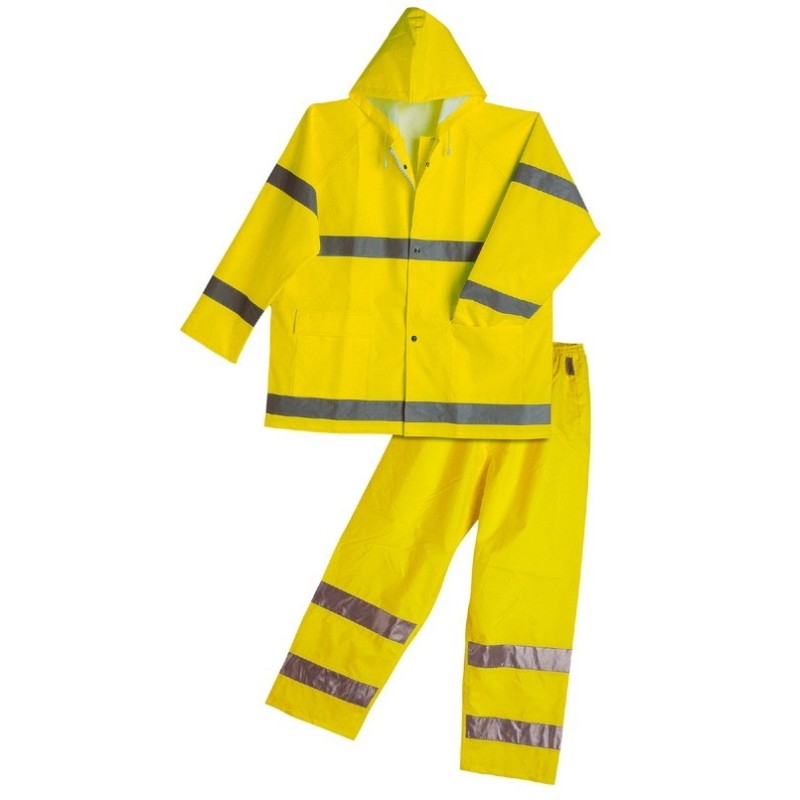 Traje de de poliuretano Alta Visibilidad amarillo 4632. Venta online de de lluvia.