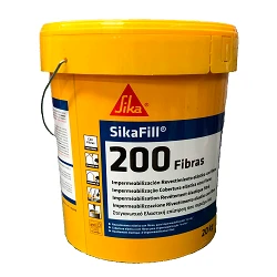 Sikafill 200 Revestimiento elástico con fibras para impermeabilización