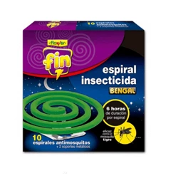 Espiral antimosquitos exterior 10 uds