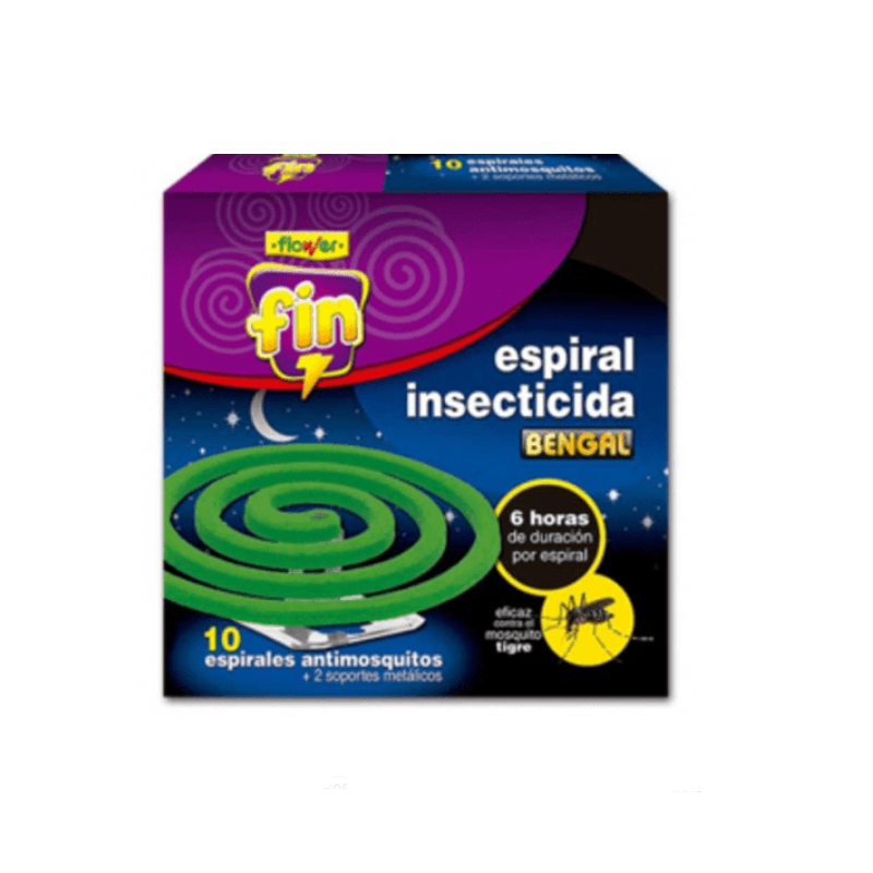 Espiral antimosquitos exterior 10 uds