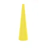 Cono de señalización amarillo
