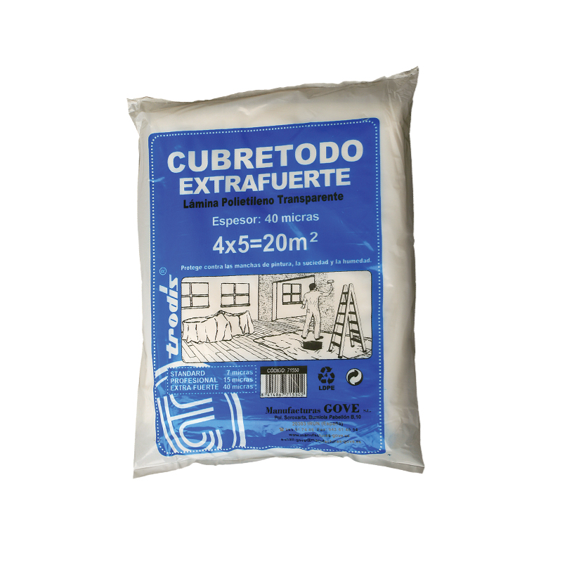 Cubretodo standard 20 m²