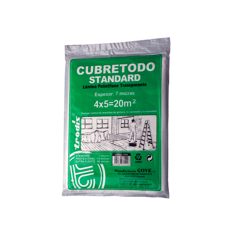 Cubretodo standard 20 m²