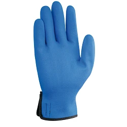 Guante nylon nitrilo  agility blue 8