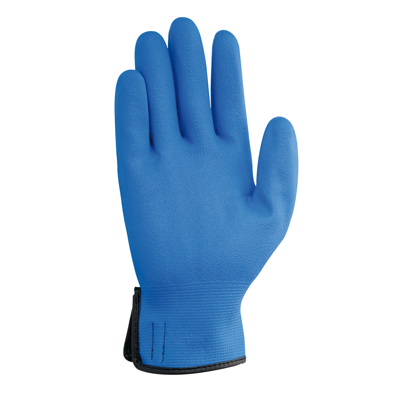 Guante nylon nitrilo  agility blue 8