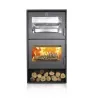 Estufa de leña con horno alteal 12KW