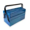 Caja de herramientas metálica con 5 compartimentos Caja de herramientas metálica con 5 compartimentos