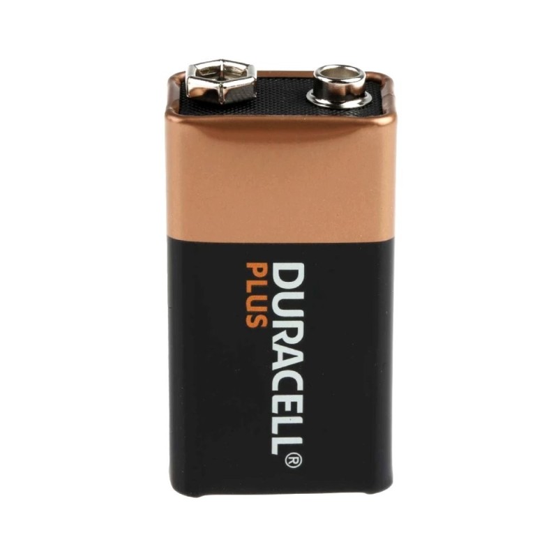 Pila alcalina Duracell Plus Power 9V. Venta online de pilas.