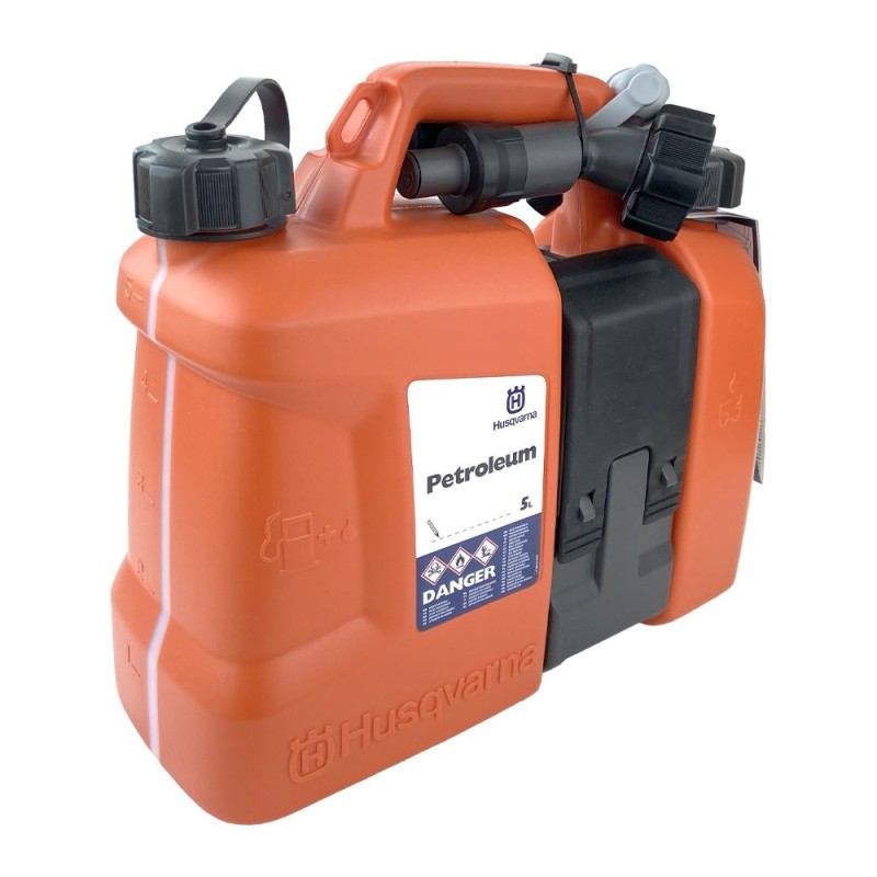 Bidón combi para combustibles y aceite 5 + 2,5 litros de Husqvarna